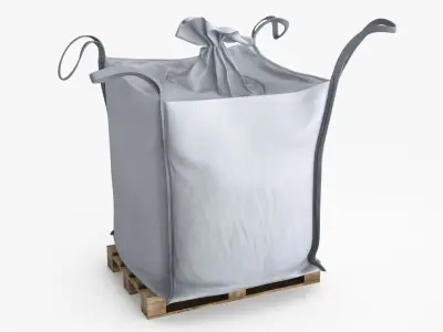 Bulk Bag v2 Low-poly 3D model