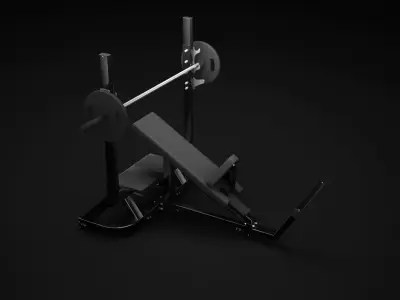 Olympic Incline 3D model