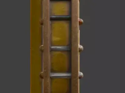 Vintage Circus Spinning Prize Wheel 3D Model Low-poly 3D model