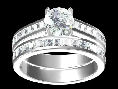Wedding Ring  3D print model 239
