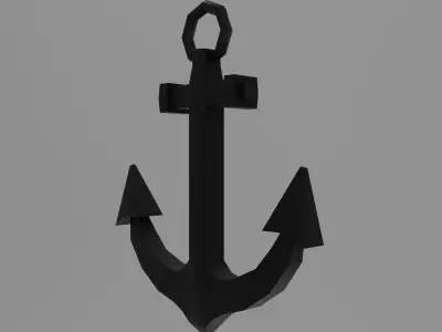 Anchor Low-poly 3D model
