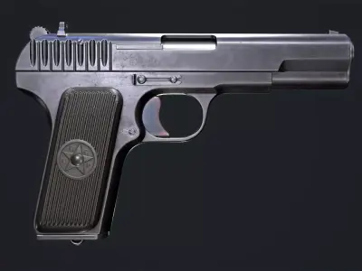 TT-33 Low-poly 3D model