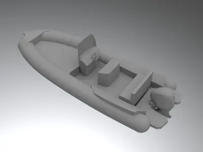 Salpa Soleil 20 Rubber Boat Free 3D model