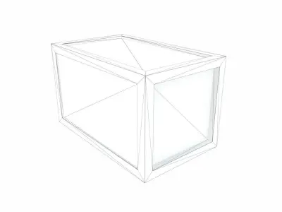 Old Wooden Cargo Crate 5 PBR Low-poly 3D model