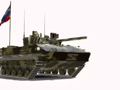 BMD 4 ARMORED RUSSO 3D model