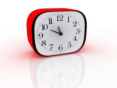 Table clock 3D model