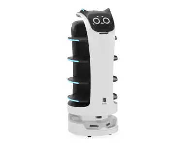 BellaBot Service Delivery Robot 3D model