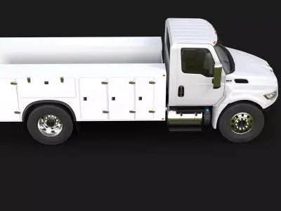 International MV Service Truck 3D model