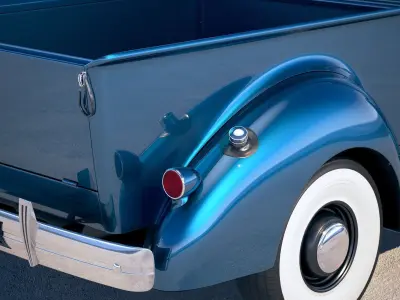 Studebaker Coupe Express Pickup 1939 3D model