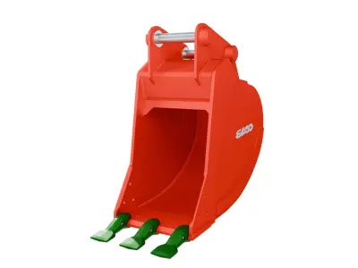 ESCO  Cast Lip Construction Bucket for Hydraulic Excavators Low-poly 3D model