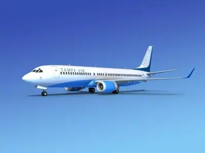 Boeing 737-800 Tampa Air 3D model