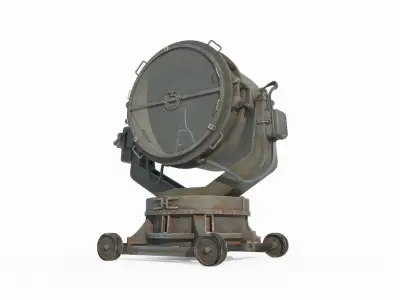 Large searchlight 3D model