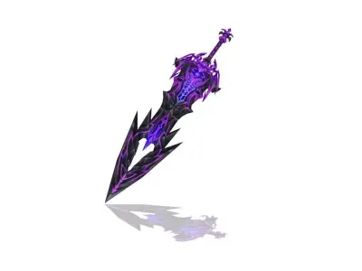 Pure Evil Greatsword Low-poly 3D model