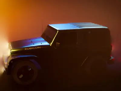 Jeep Wrangler Rubicon Hardtop 2011 3D model