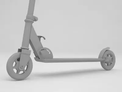 Kick Scooter 3D model purchase