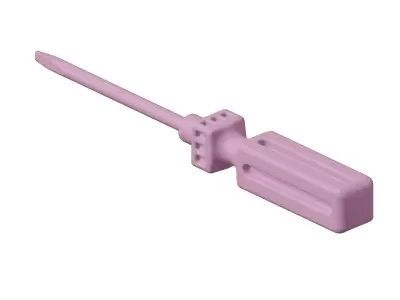 Plastic Screwdriver Toy 3D model