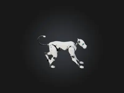 RoboDog Model Low-poly 3D model