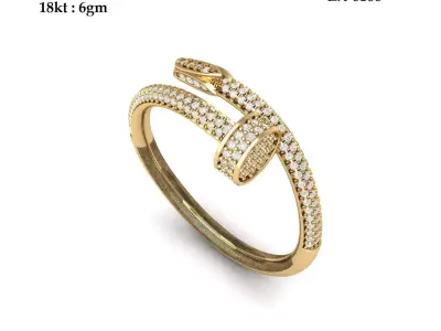 Wedding Ring  3D print model 200