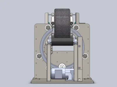 Tire wrapping machine 3D model