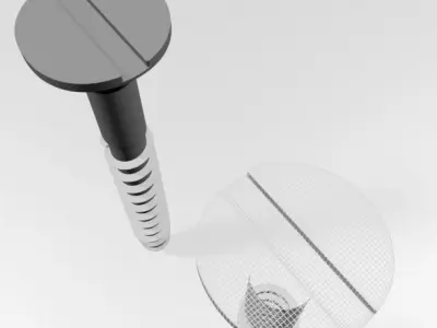 Drywall Screw 04 3D model