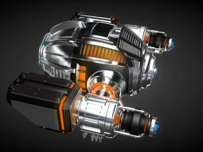 Sci Fi Drone 3D model order