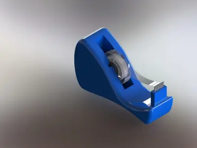 tape and holder Free 3D model