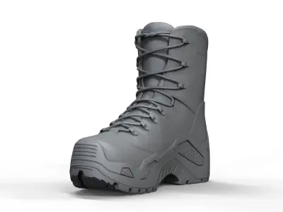 Military Tactical Boots LOWA z-8c GTX - High Poly 3D model