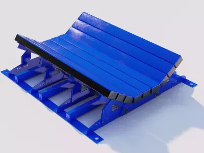 Conveyor Belt Scraper 3D Model 3D model