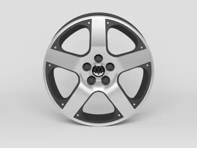 Volkswagen Santa Monica Alloy Wheel 3D model