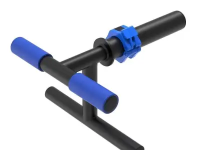 Tibialis training bar Barra de entrenamiento Tibialis 3D model