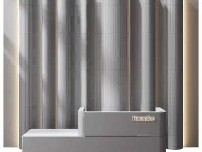 Industrial Interior - Reception 3D model