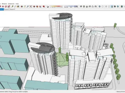Sketchup Hotel K3 3D model