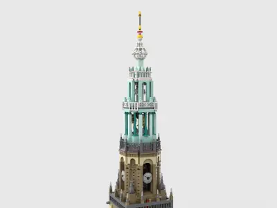 Martinitoren Groningen NL 3D model