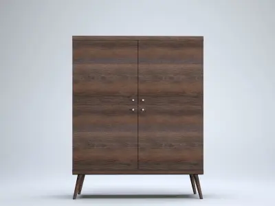Modern Cabinet Low-poly 3D model purchase