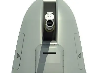 MK 45 MOD 2 5 INCH GUN 3D model