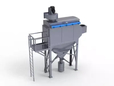The CMAXX Dust and Fume Collection System 3D print model