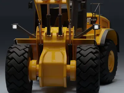 Wheel loader Free 3D model