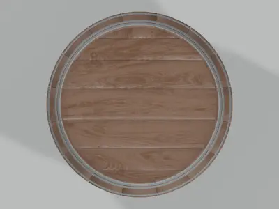 Heavy Toasted Bourbon Barrel 3D model