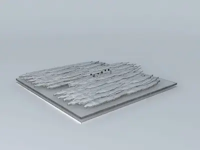 7Th SketchyDestruction meteor attack destruction part  Free 3D model