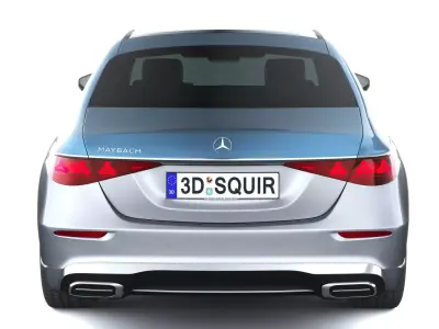 Mercedes-Benz S-Class Maybach 2027 3D model