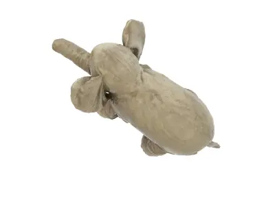 Cuddly Toy Elephant Free 3D model