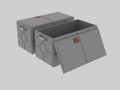 Star Wars Crate-001 Low-poly 3D model