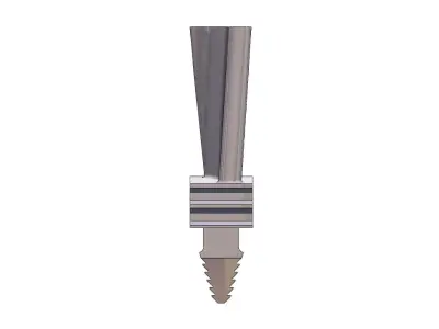 Turbine blade  3D print model