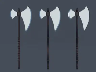 Game asset pack 1 Low-poly 3D model