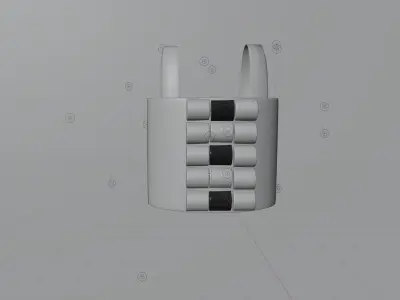 New generation body armor 3D model