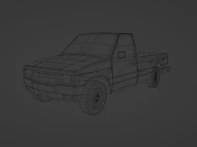 Chevrolet Luv 1992 Low-poly 3D model