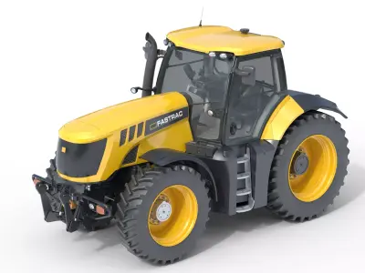 JCB Fastrac Tractor 8000 Low-poly 3D model