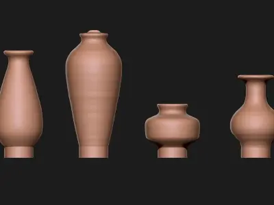 Amphoras - Vessels - Miniaturism - Boardgames -  Wargames Free 3D print model