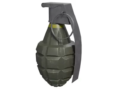 MK2 Grenade - Low Poly Game Ready Low-poly 3D model