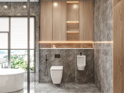 Master Bathroom  Free 3D model